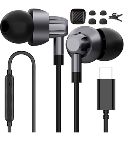 Amazon.co.jp: USB C 有線イヤホン iPhone 17 16e 16 15 Plus